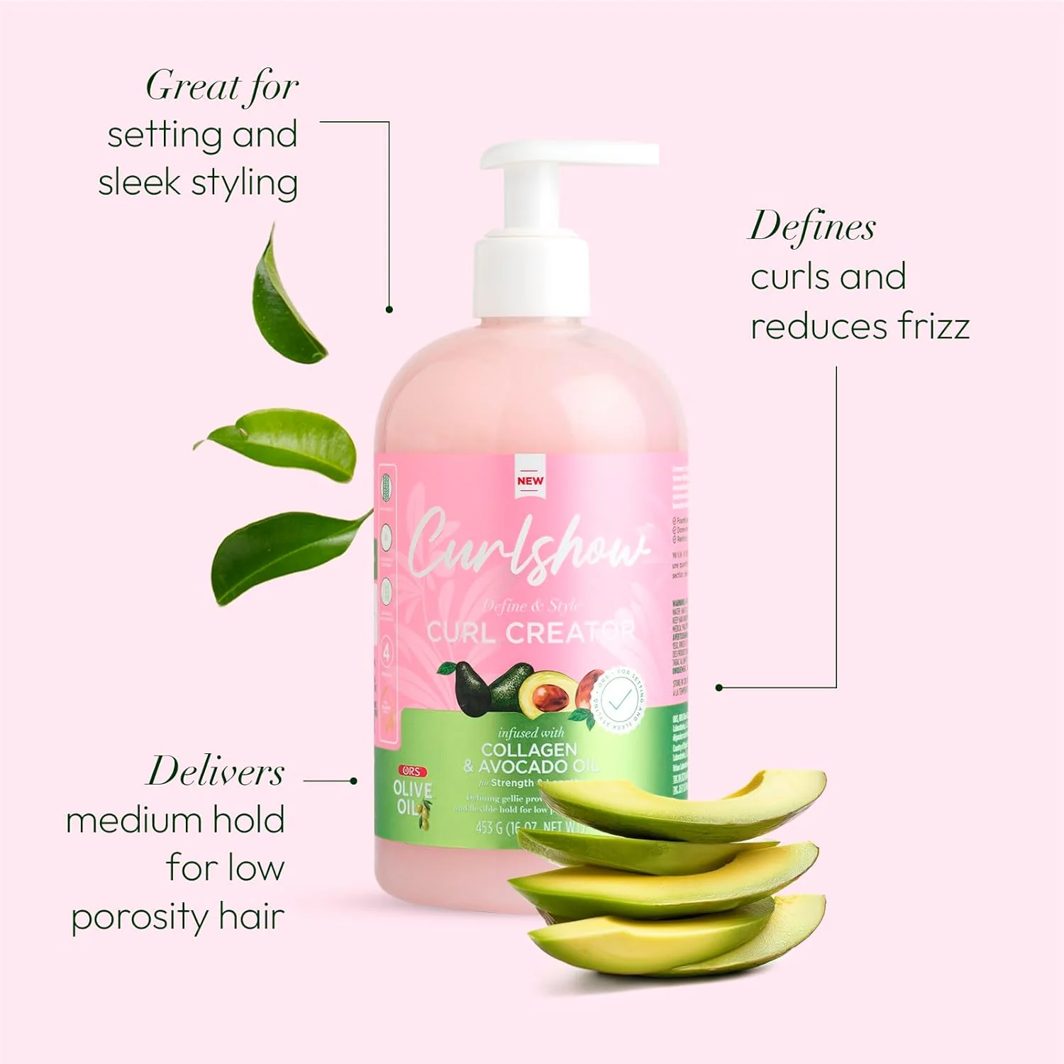 ORS Olive Oil Curlshow Curl Creator for Strength & Length (16.0 oz) - Image 4